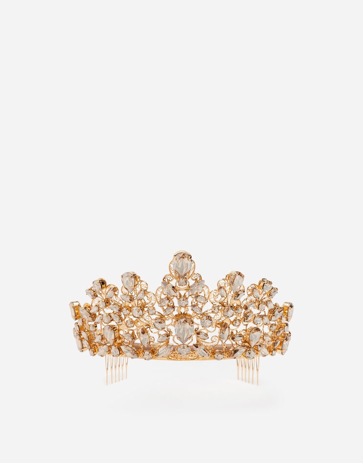 Tiara with rhinestones - 1