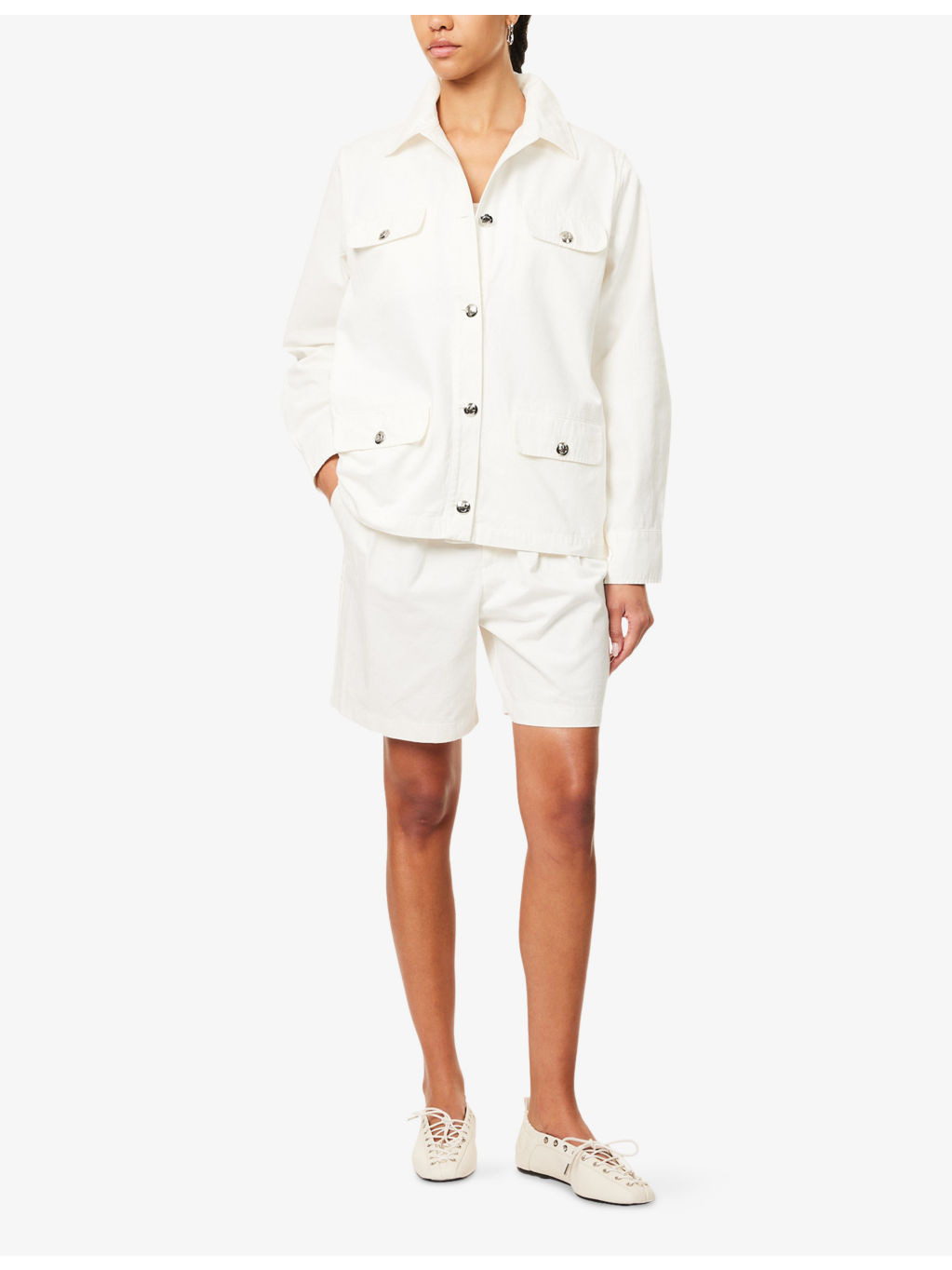 Corey Flap-Pocket Cotton Jacket - 2