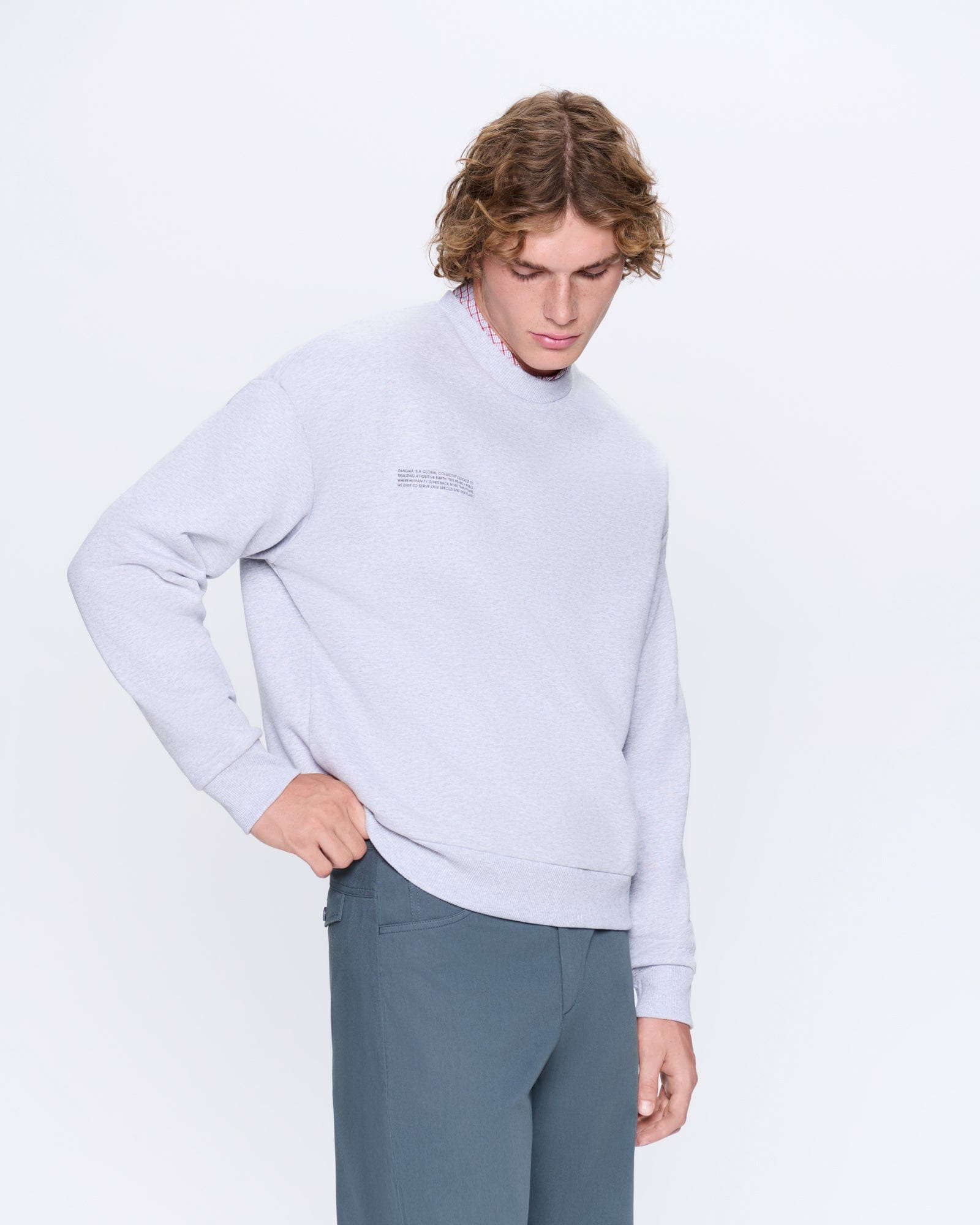 Mens 365 Heavyweight Sweatshirt - Grey Marl - 2