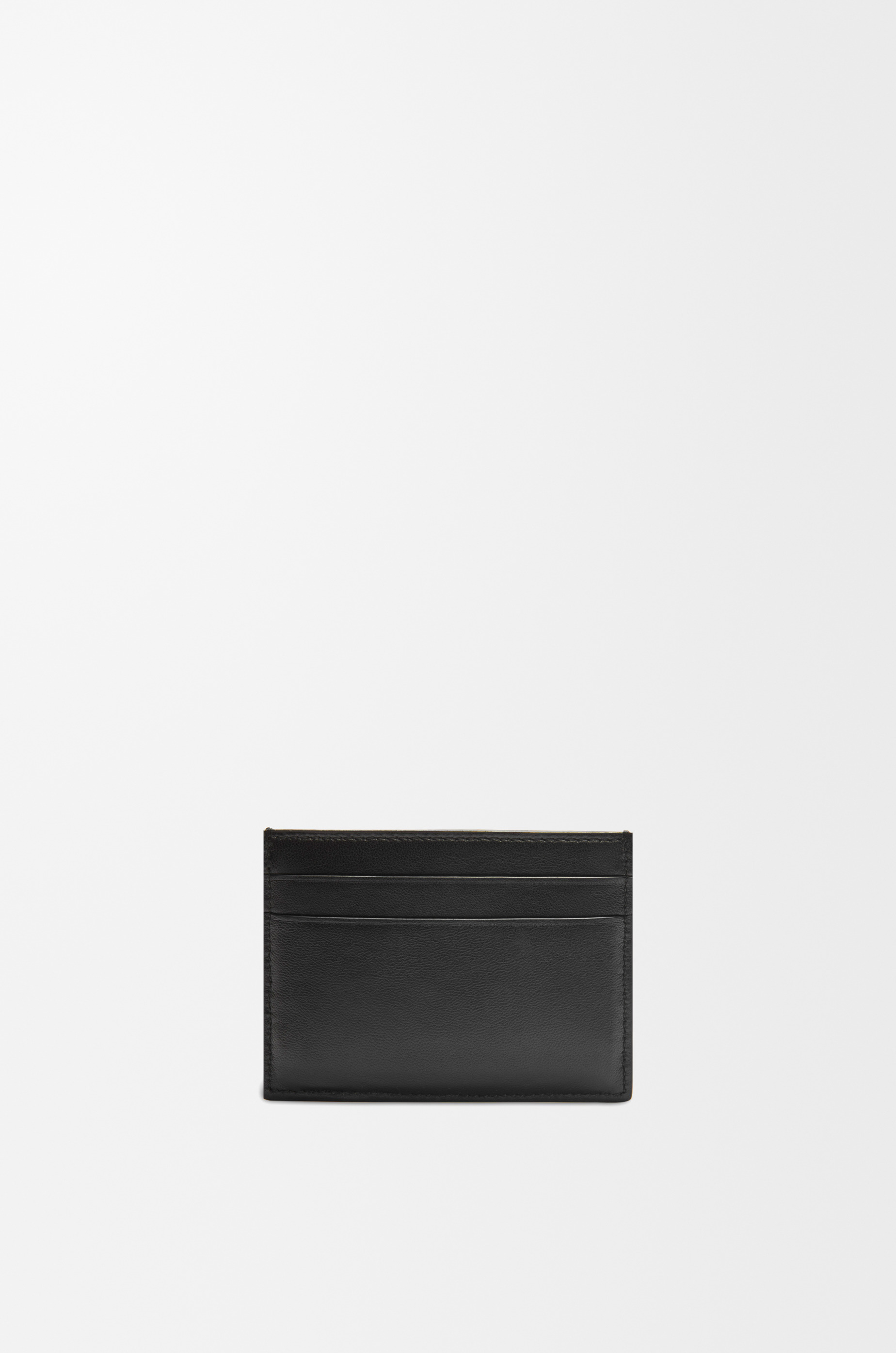 Puffer Anagram plain cardholder in shiny nappa calfskin - 3