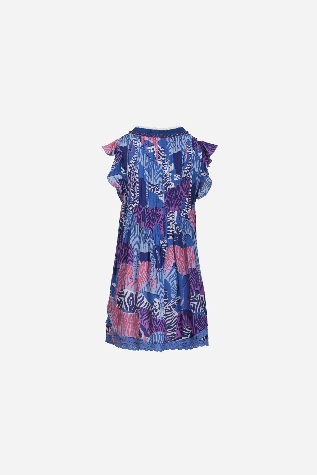 Mini Dress Sasha for girls - Blue Ashanti - 2