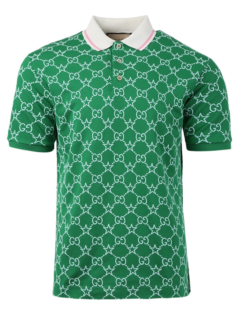 GG-pattern polo top - 1