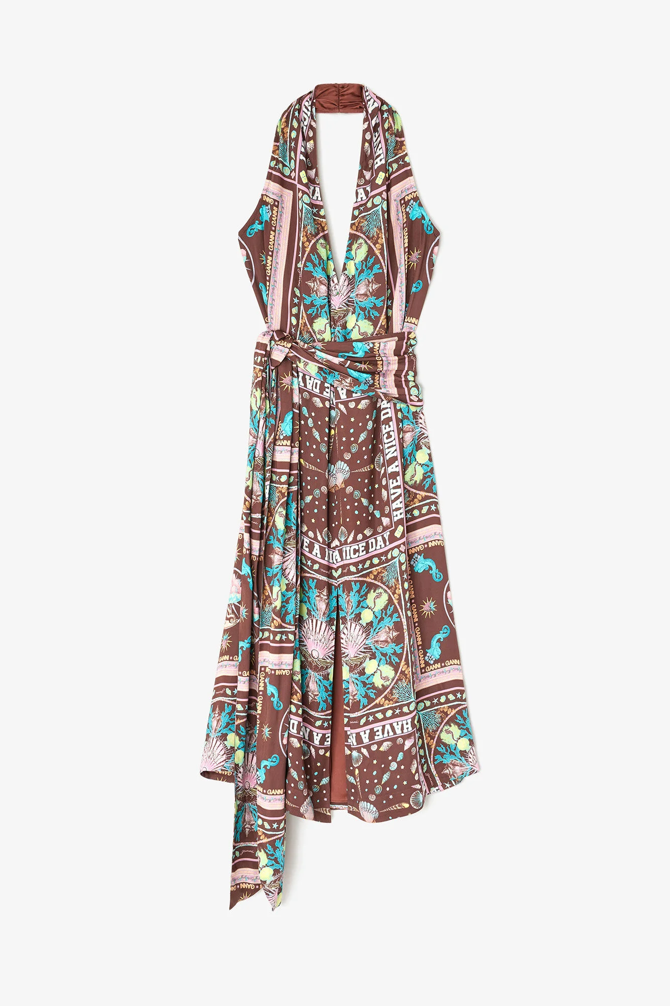 DRESS IN PRINTED TWILL - 1