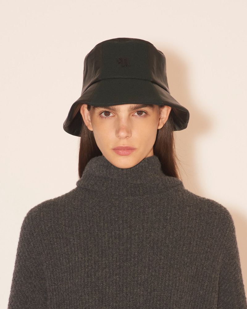 Nanushka CARAN - Bucket hat - Pine green/black outlook