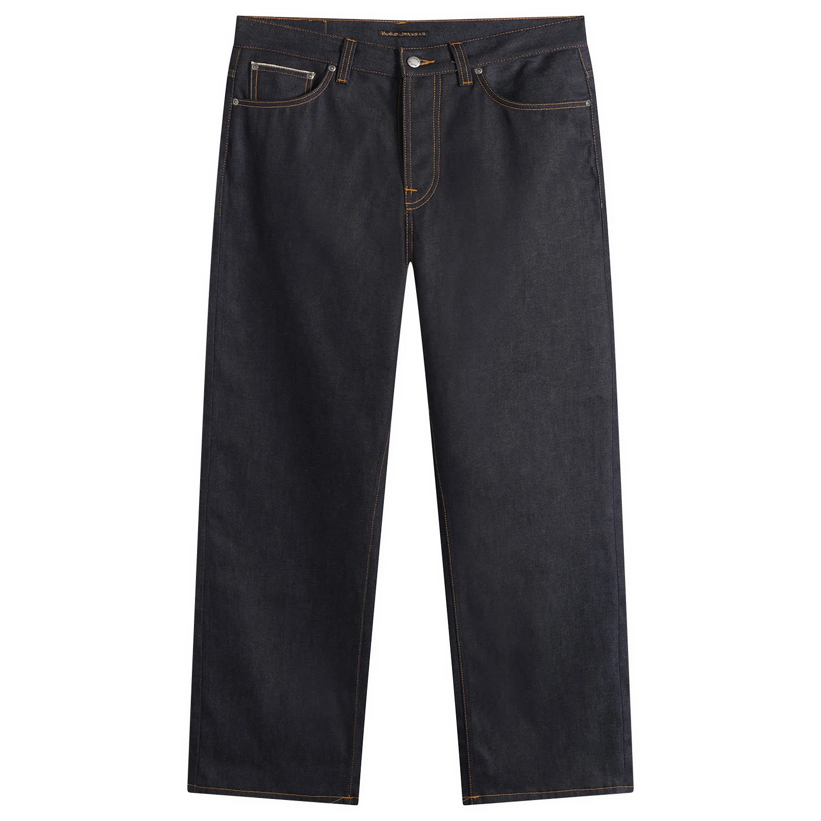 Nudie Jeans Co Loud Larry Wide Leg Selvedge Denim Jeans - 1