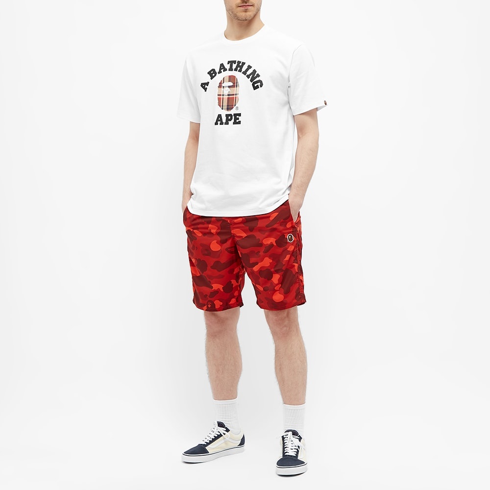 A Bathing Ape BAPE Check College Tee - 6