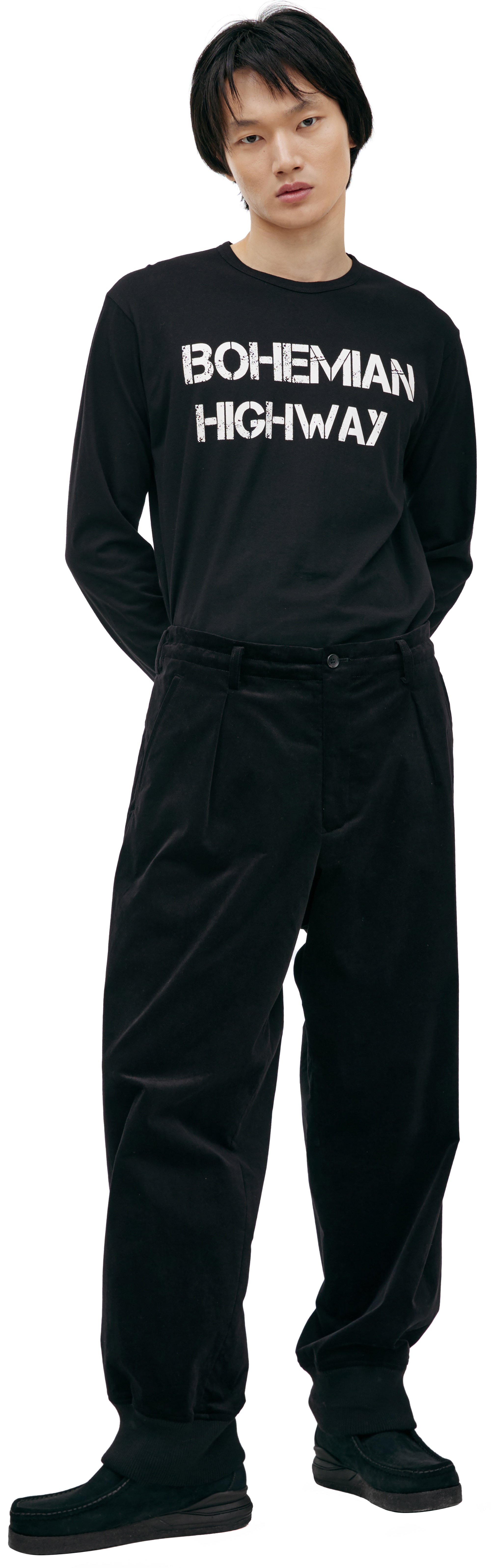 TAPERED CORDUROY TROUSERS - 1