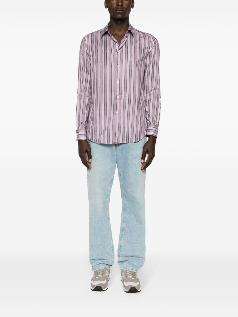 striped organic cotton shirt - 2