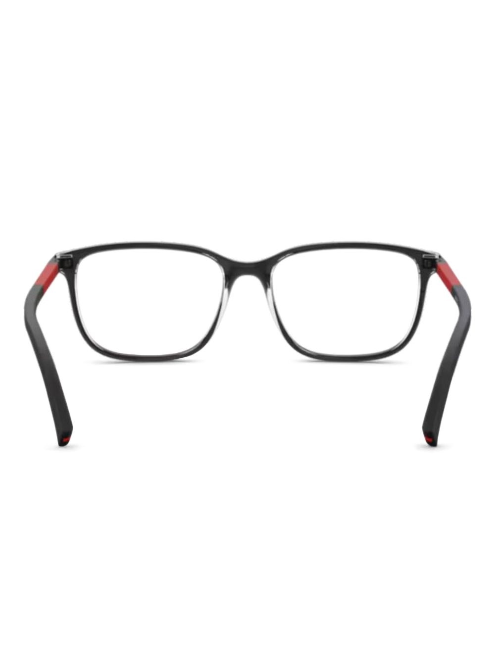 logo-print glasses - 3