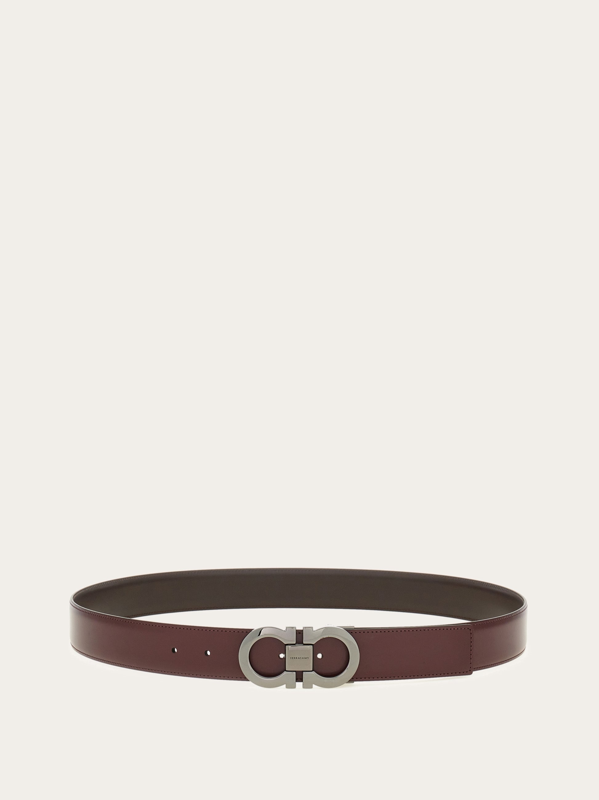 Reversible and adjustable Gancini belt - 3