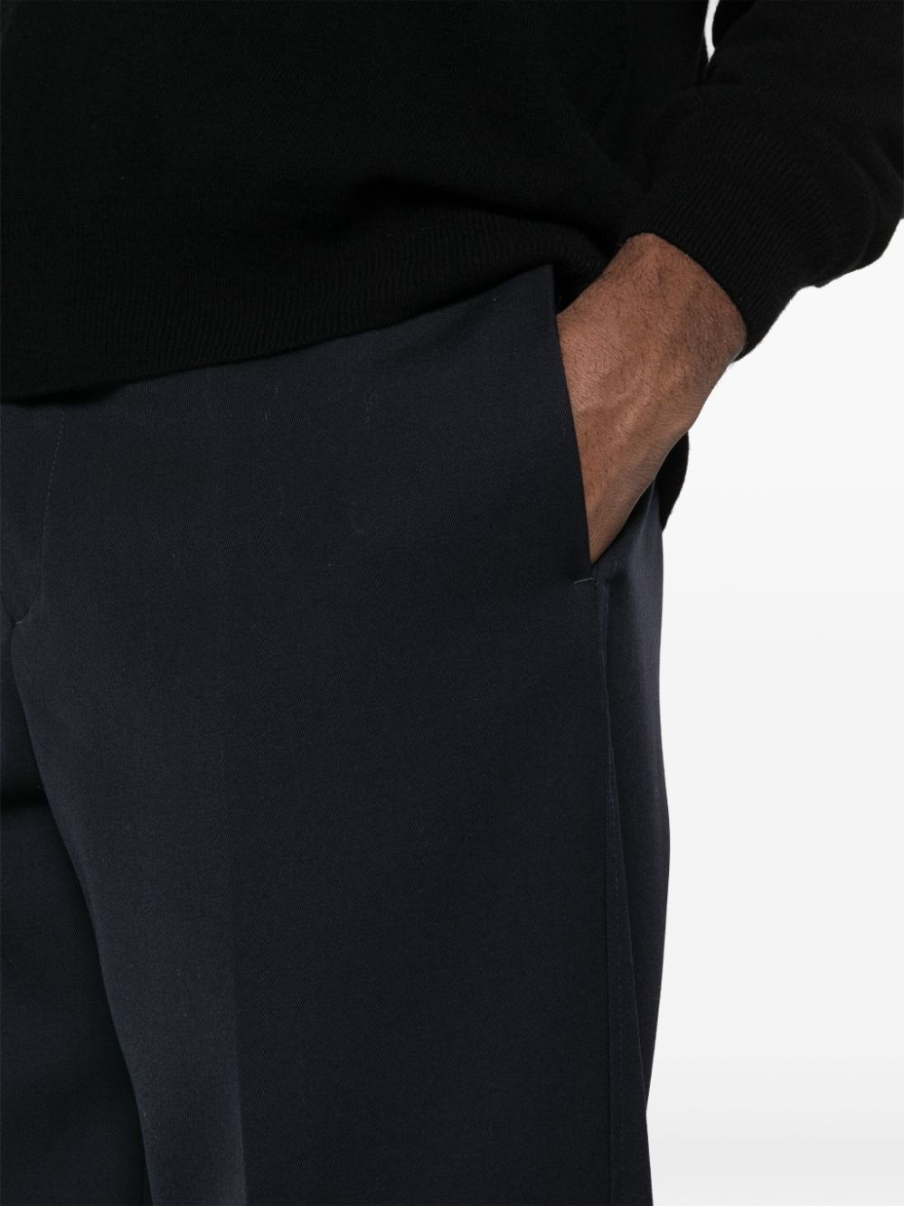 tapered wool trousers - 5