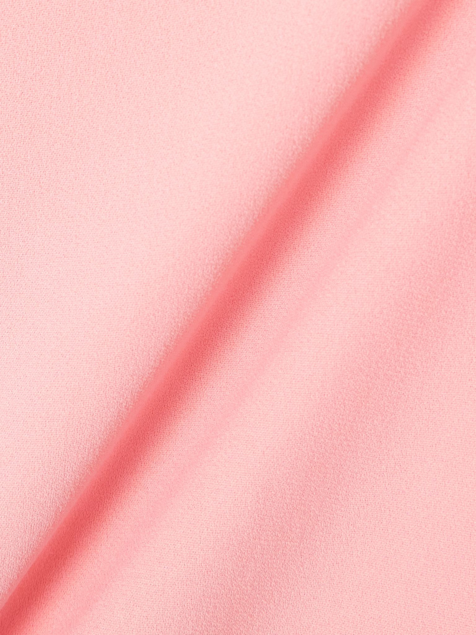 Asymmetric ruffled gathered crepe midi dress Pink - 4