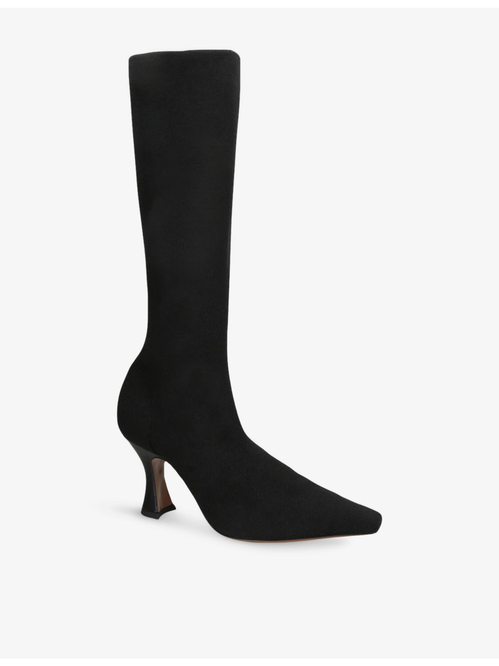 Ran Under The Knee Wool Boots - 2