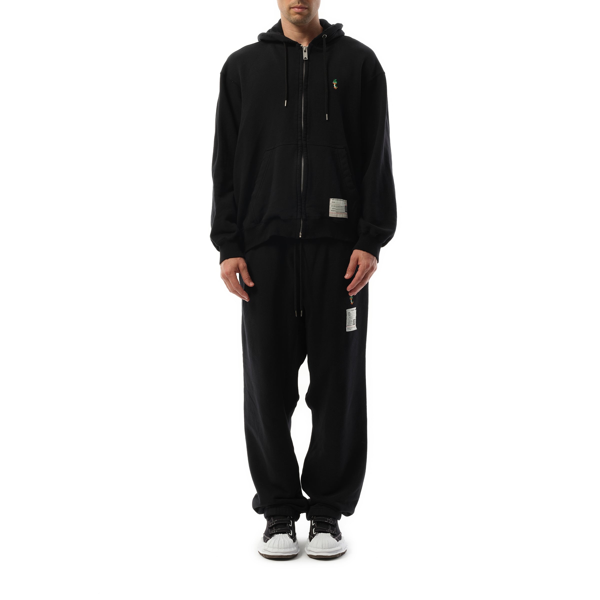 Cap Combined Parka in Black - 4