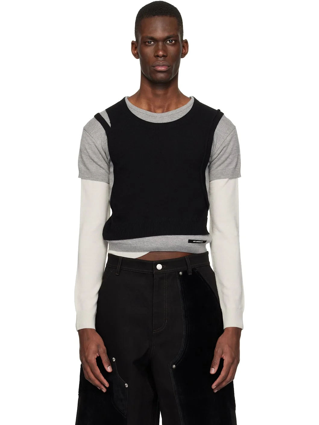 Multicolor Tres Over Layered Sweater - 1