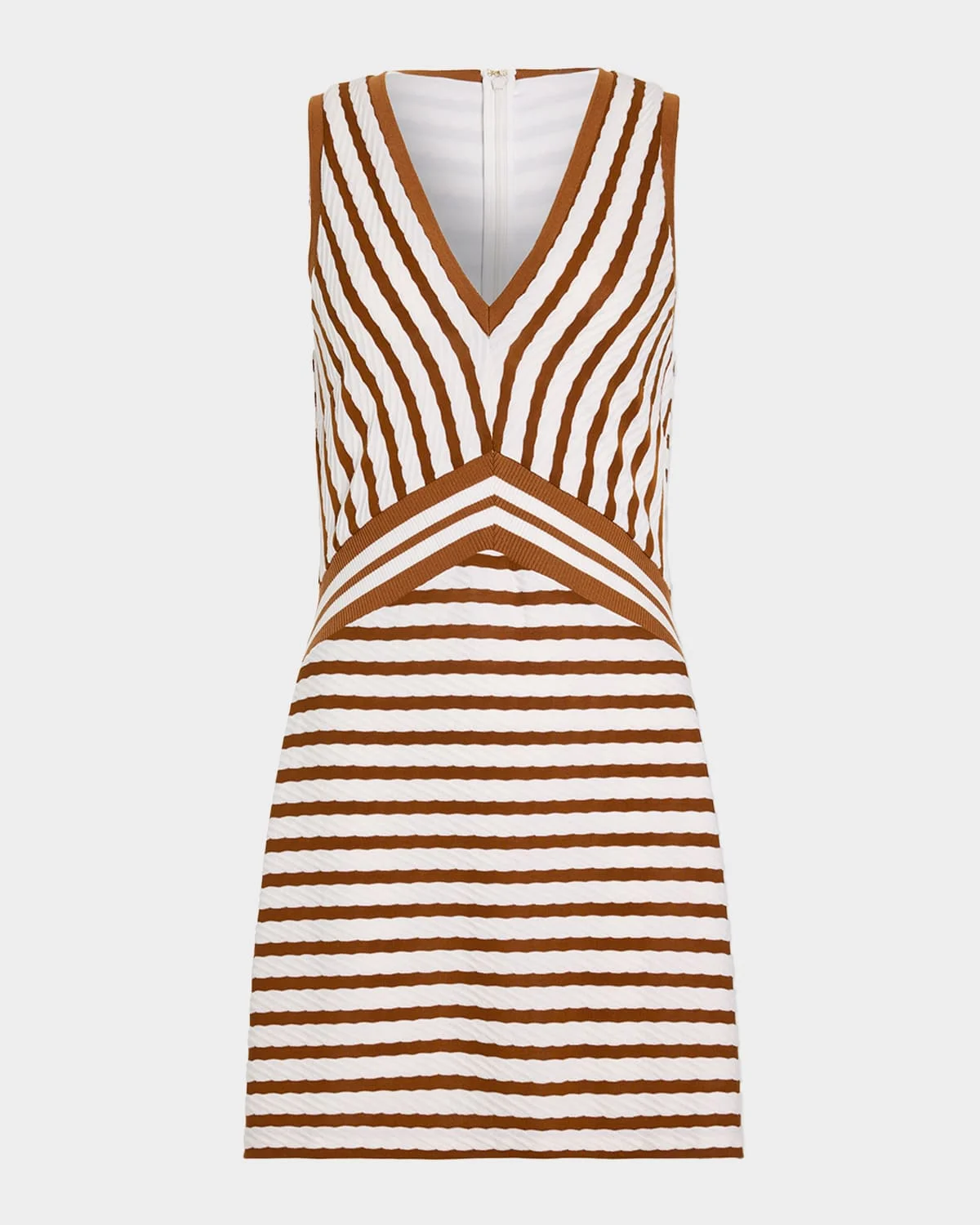 Marta Striped Knit Mini Dress - 1