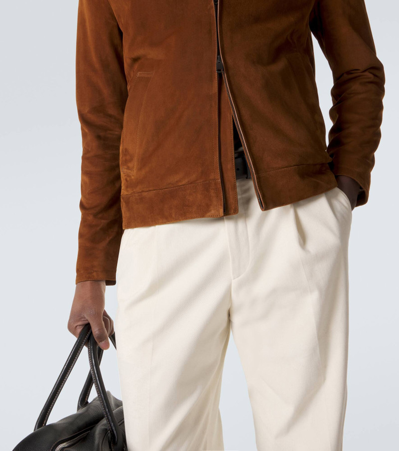 Suede blouson 6