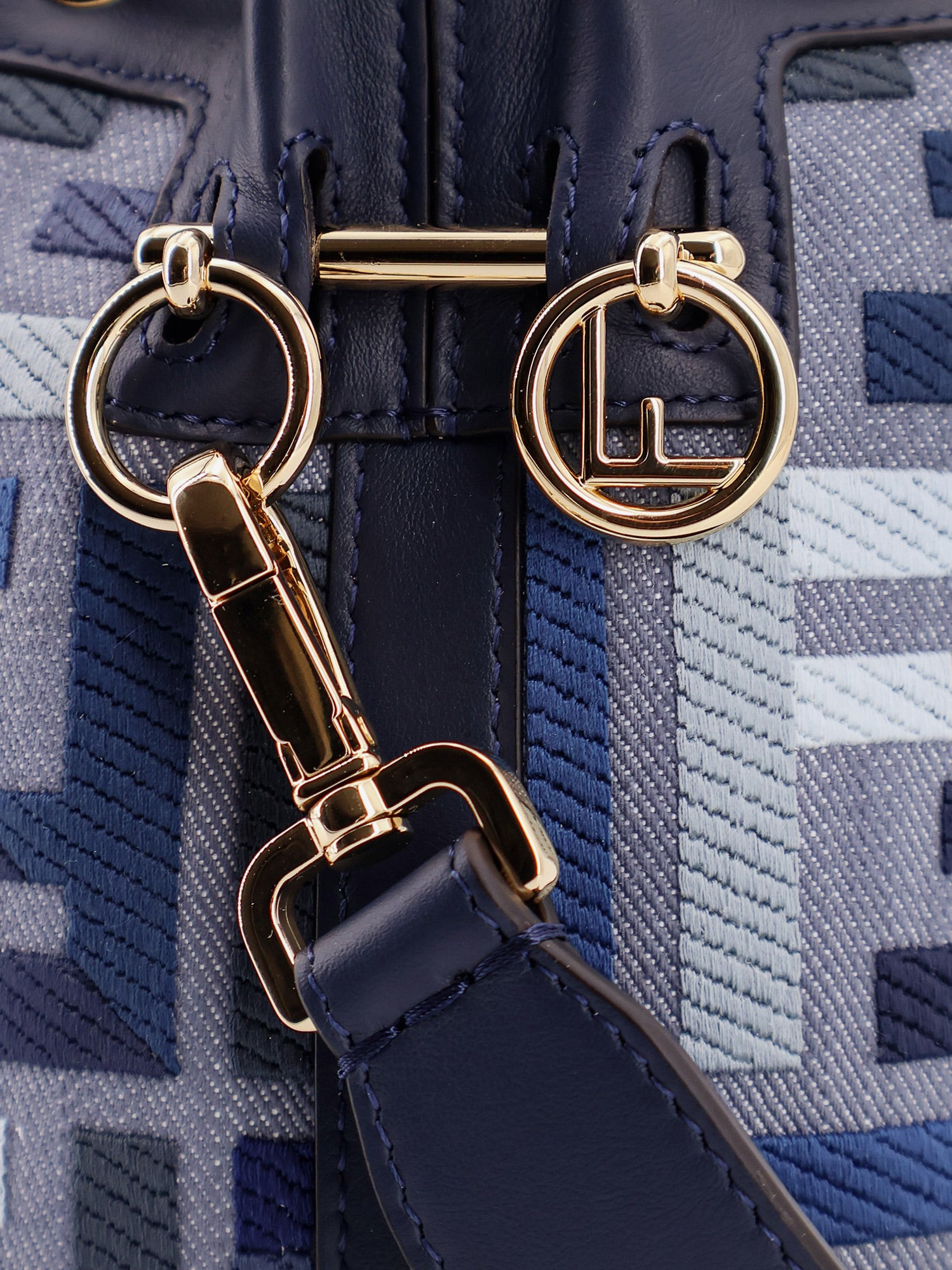 Mon Tresor Jacquard Ff Fabric Crossbody Bag - 4
