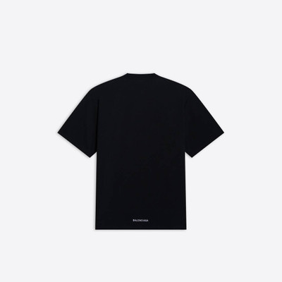 BALENCIAGA Men's Pride Boxy T-shirt in Black outlook