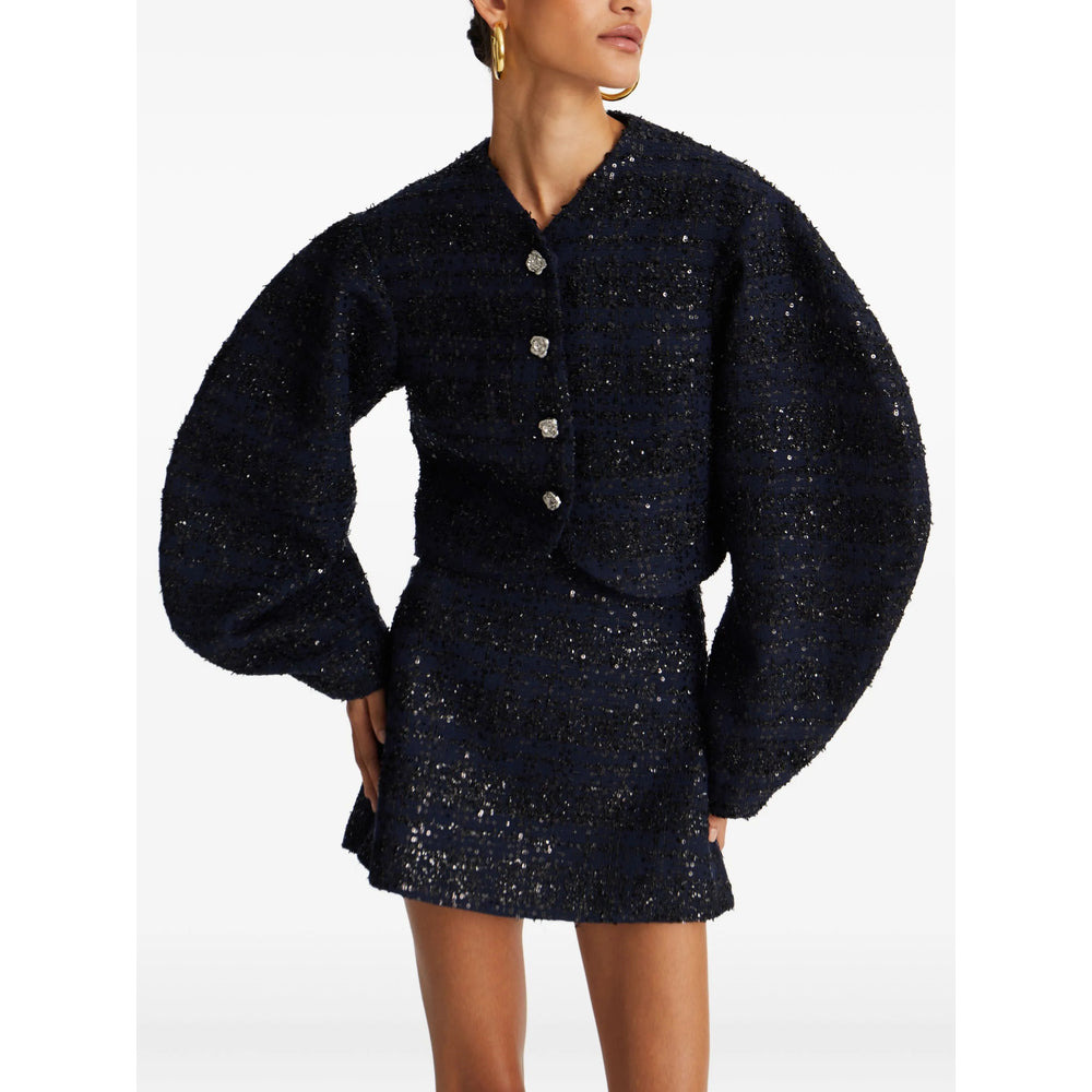 Rotate Blue Jackets - Cropped Jackets Women - 2