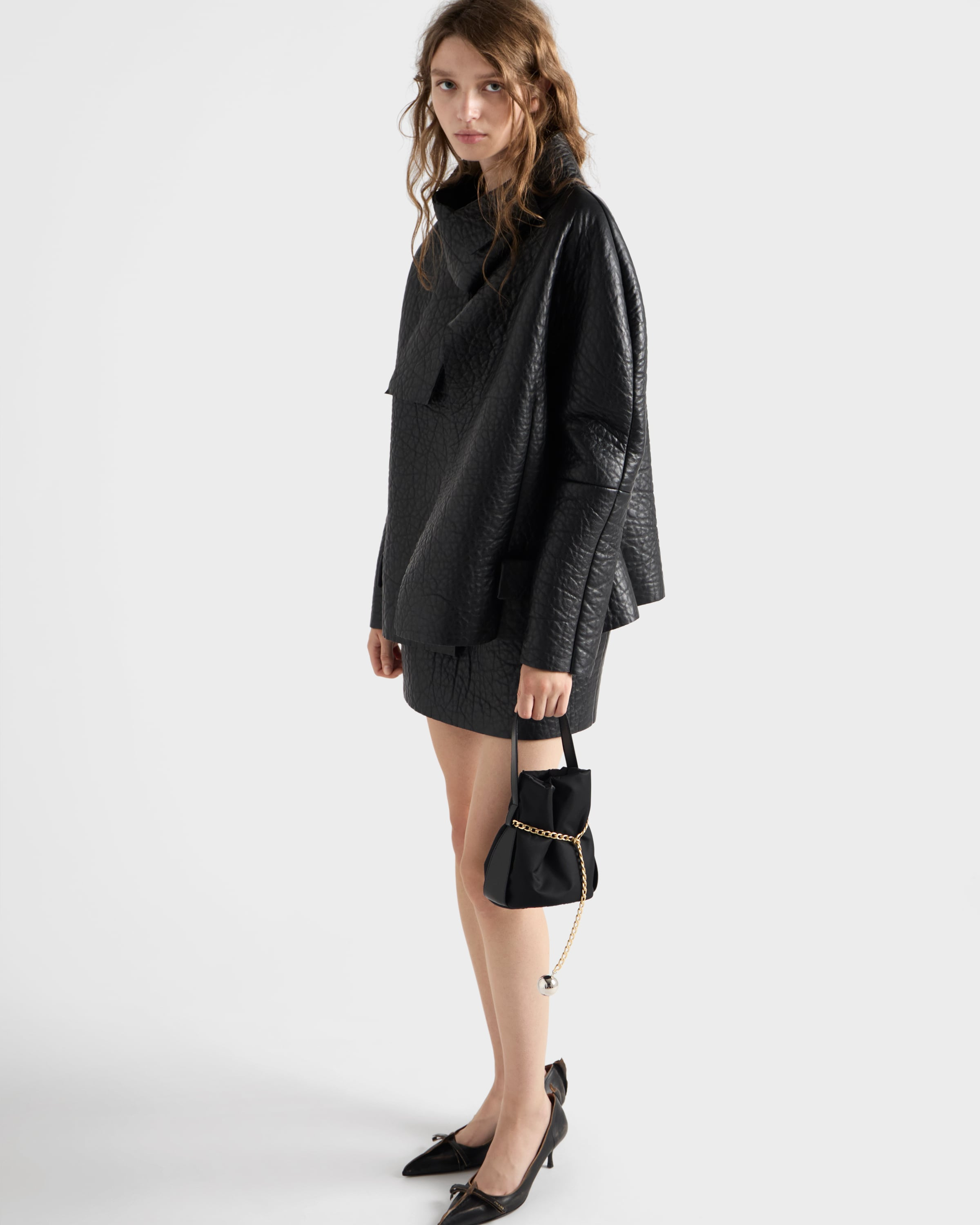 Bonded nappa leather jacket - 4