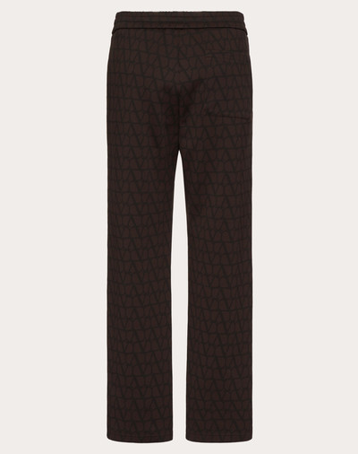 Valentino COTTON JOGGERS WITH TOILE ICONOGRAPHE PRINT outlook