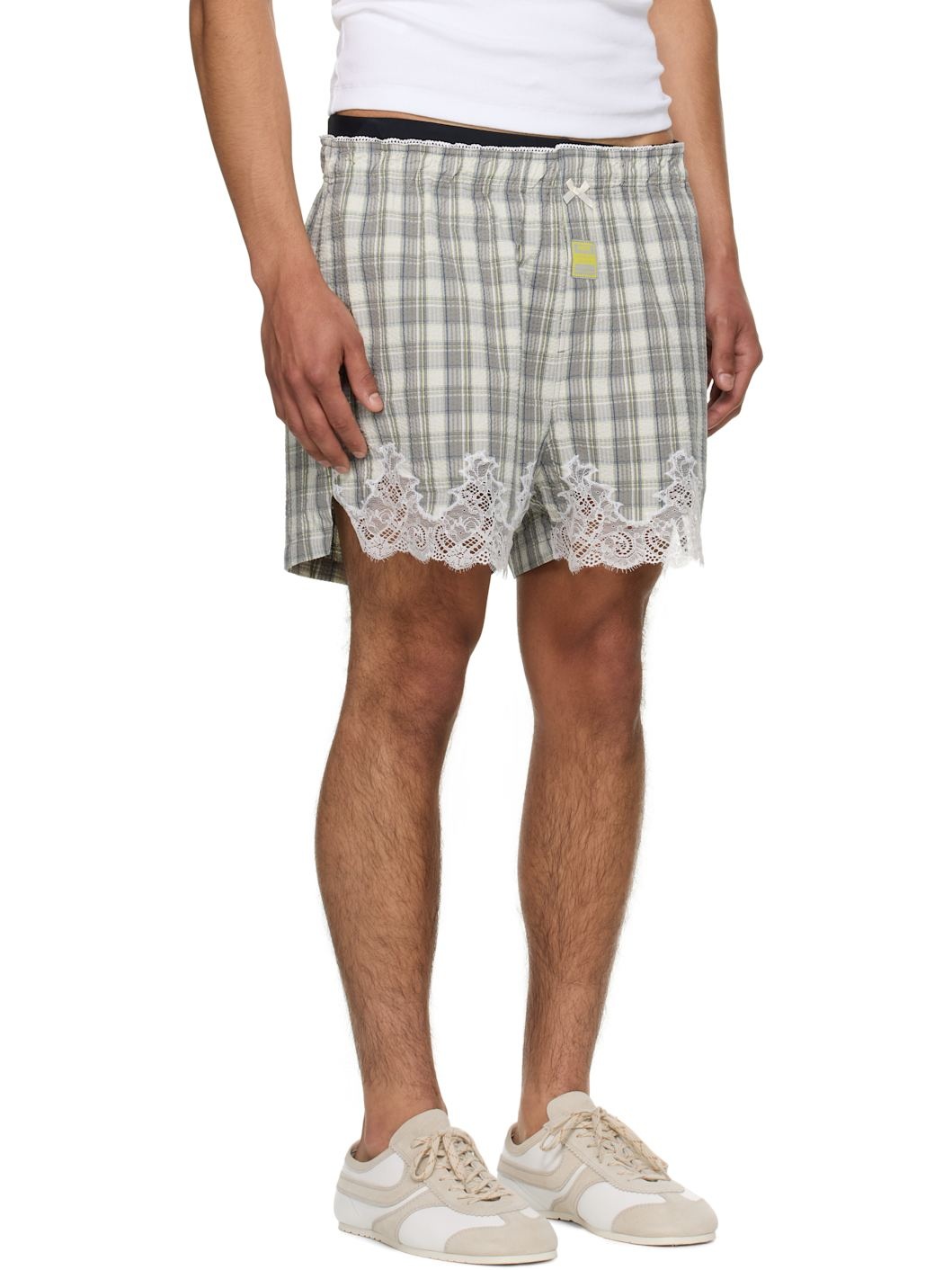 SSENSE Exclusive Gray French Knickers Shorts - 2