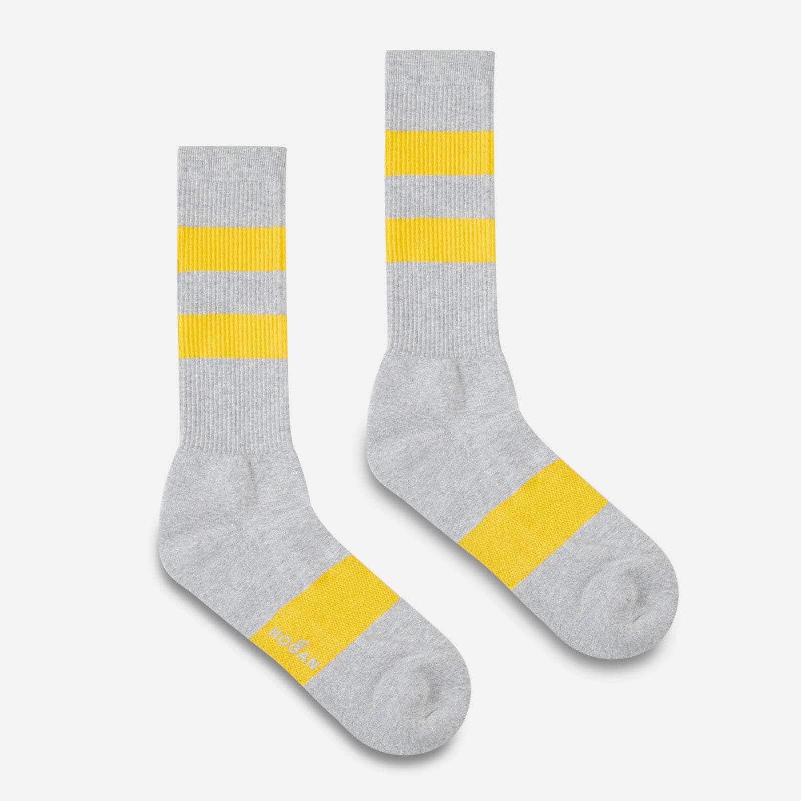 Socks Grey Yellow - 1