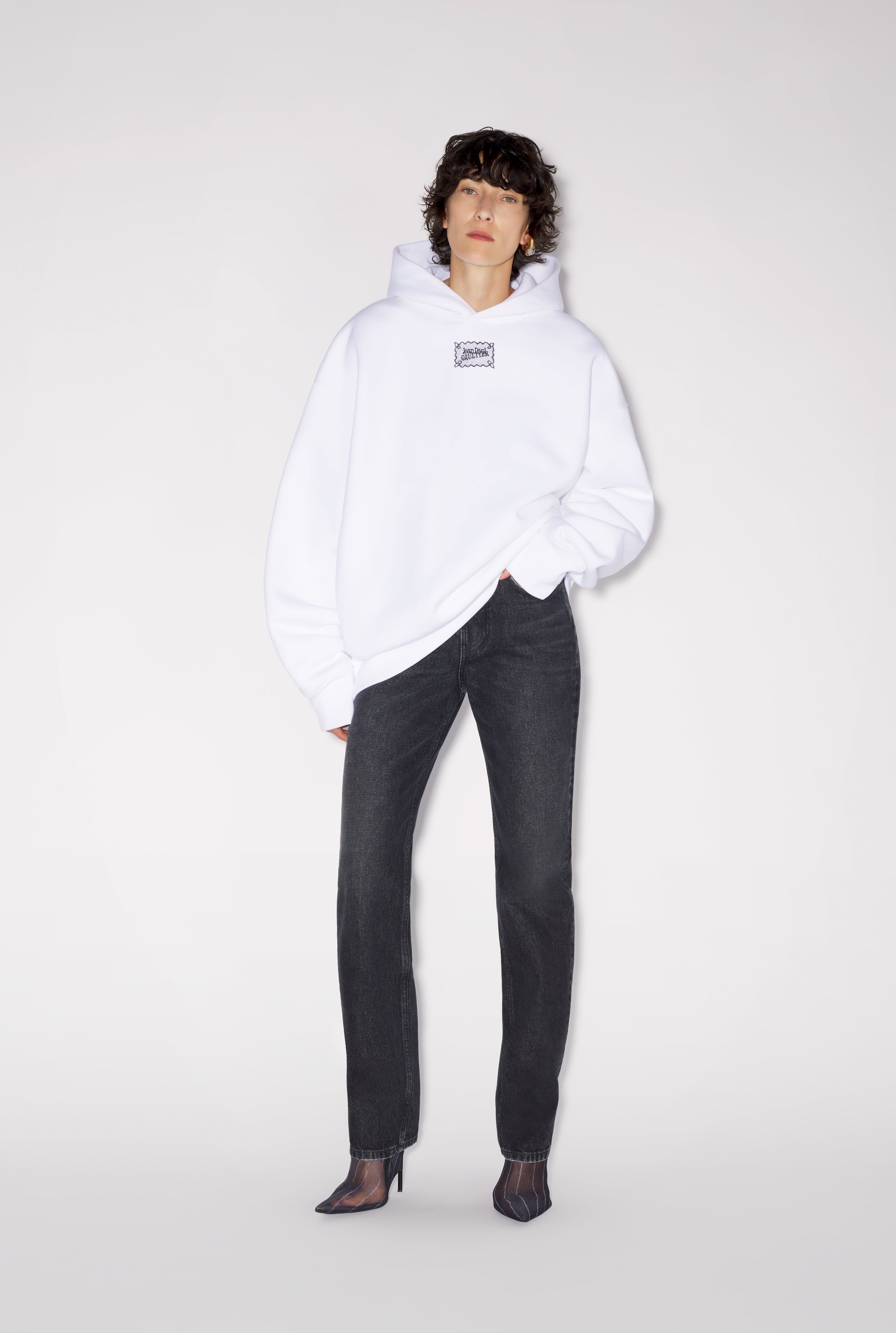 THE WHITE JEAN PAUL GAULTIER LABEL SWEATSHIRT - 2
