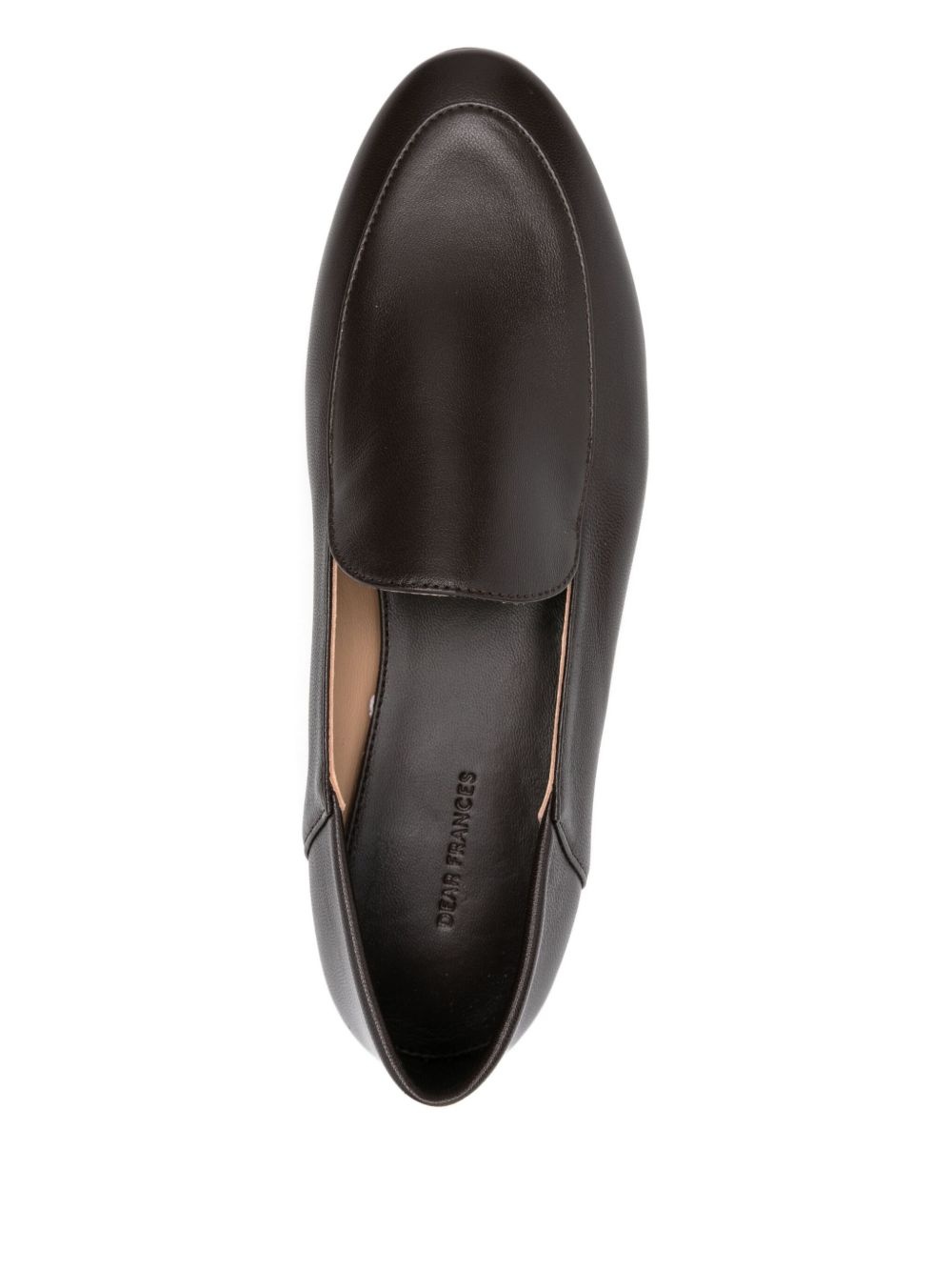 Gio pointed-toe leather loafers - 4