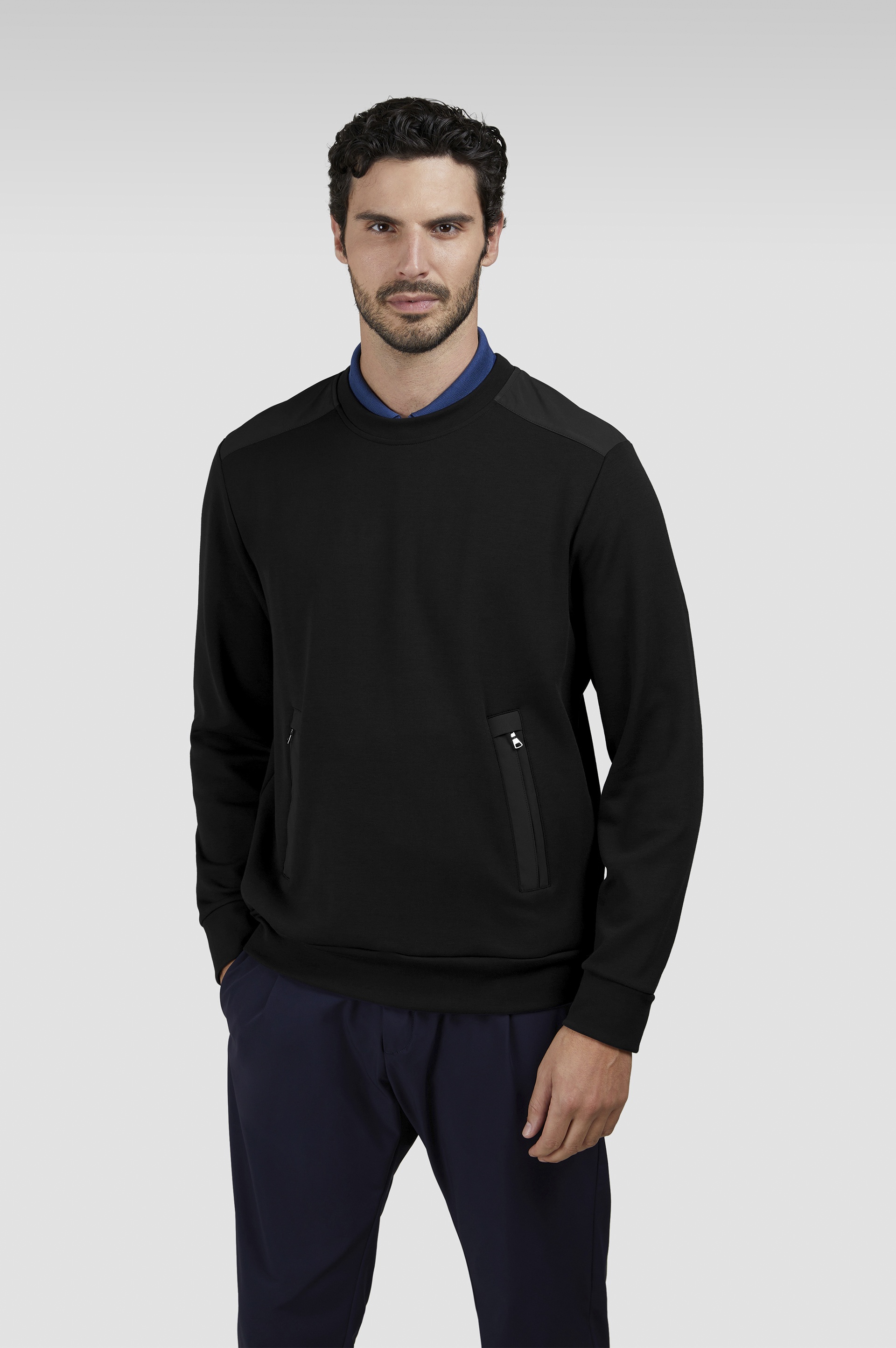 ACTIVE FLEECE COTTON SWEATSHIRT WITH TYPHOON RE-4X4 STRETCH DETAILS - 8
