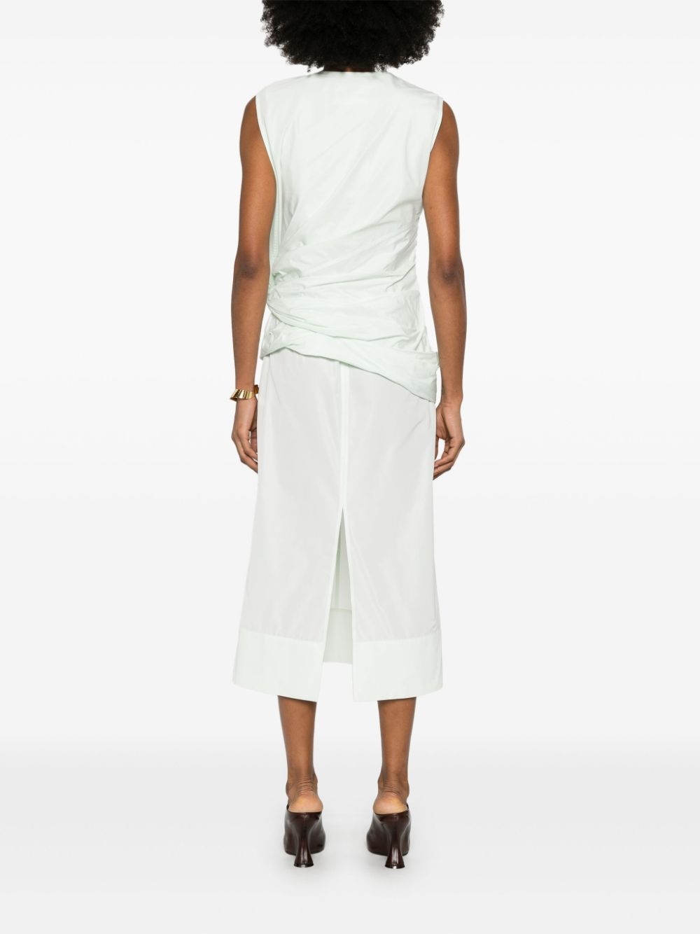 knot-detail midi dress - 4