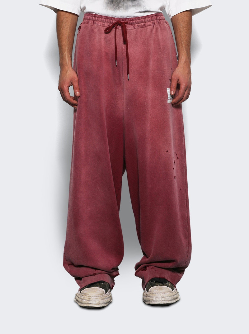Maison MIHARAYASUHIRO Sun Faded Pants Bordeaux outlook