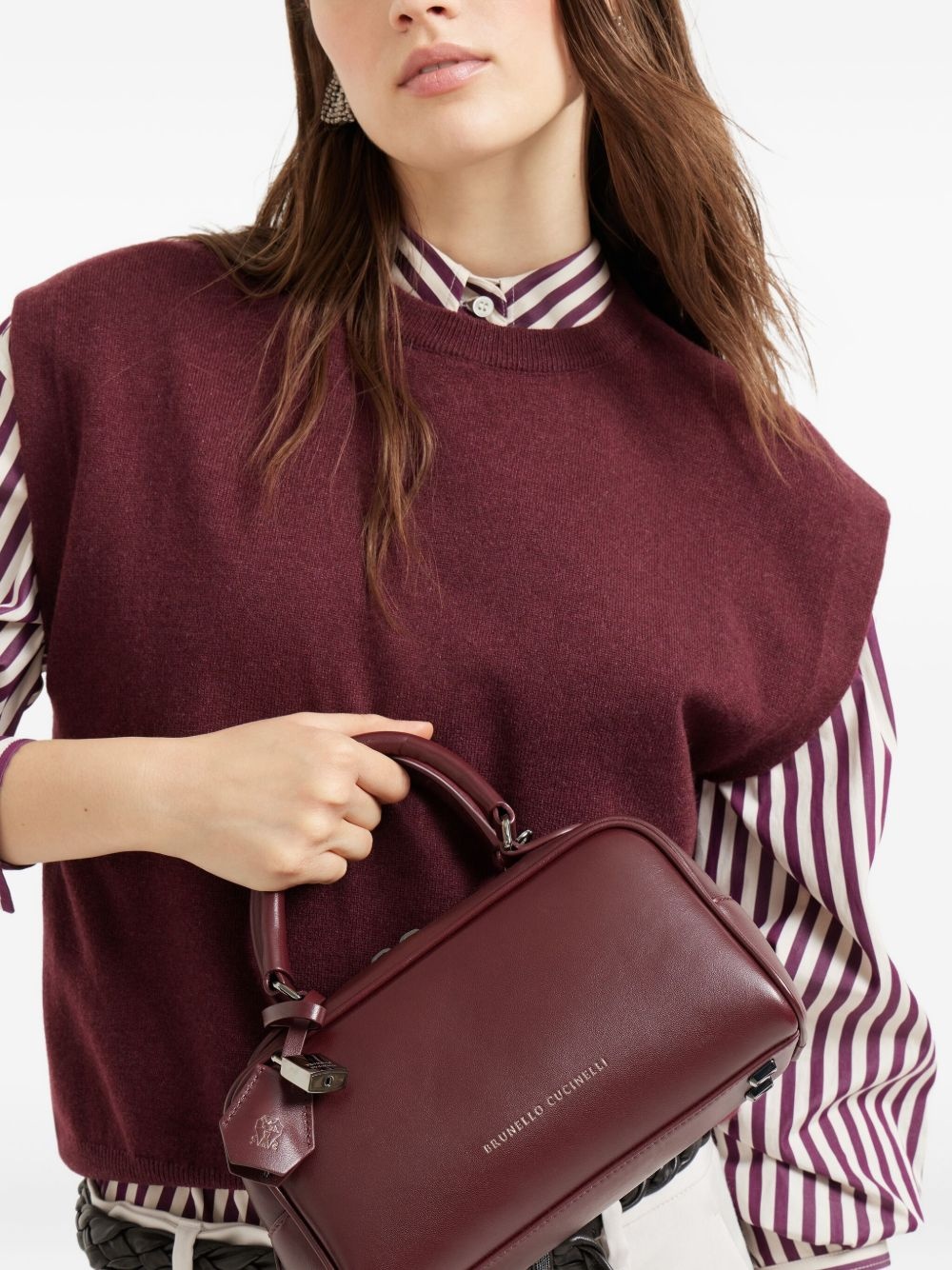 Explorer small Boston leather shoulder bag - 5