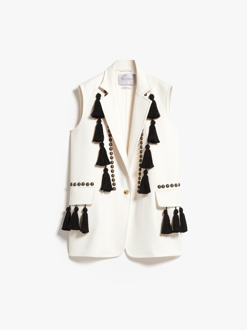 사이트맵 모직과 캐시미어 미디 gilet 1
