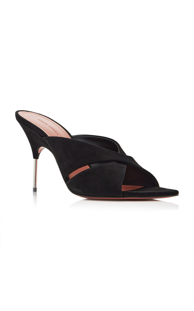 Samantha Suede Sandals black 4