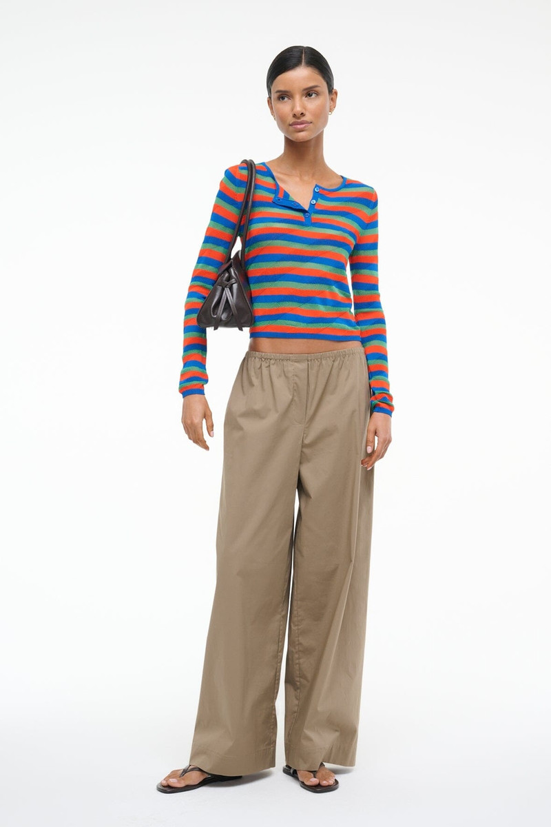STAUD STAUD BONFIRE PANT TAUPE outlook