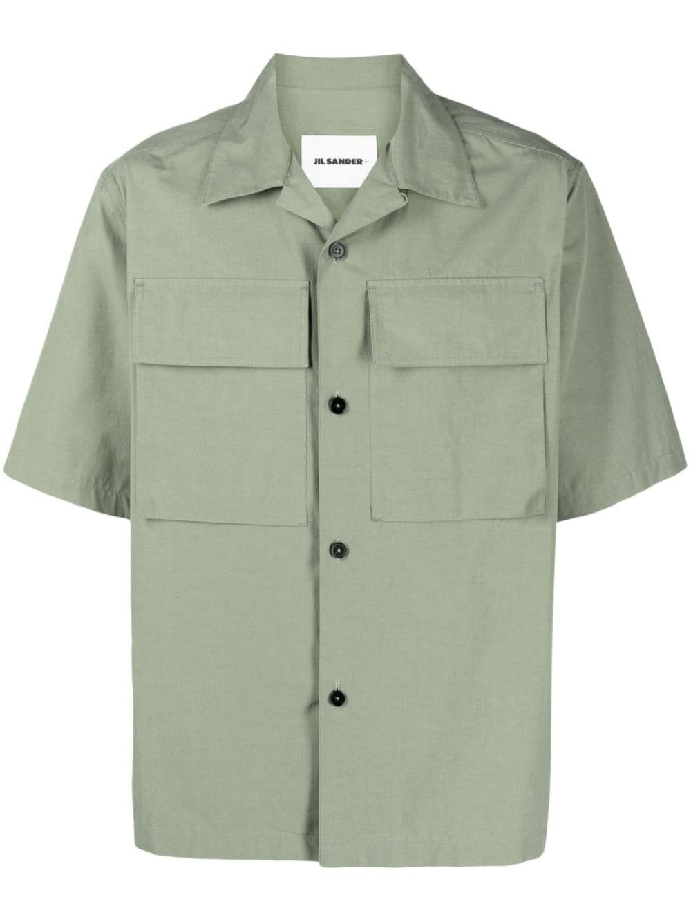 short-sleeve cotton shirt - 1