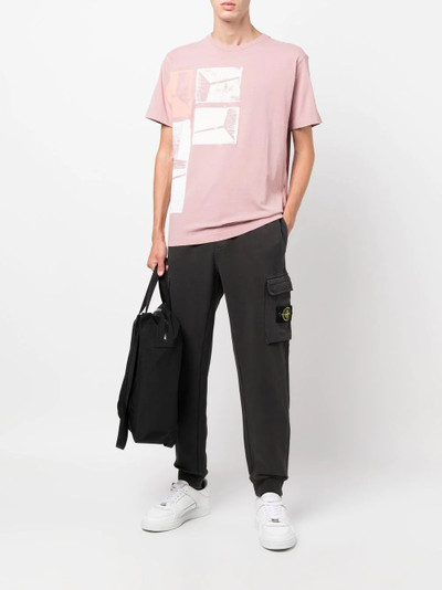 Stone Island graphic-print short-sleeve T-shirt outlook