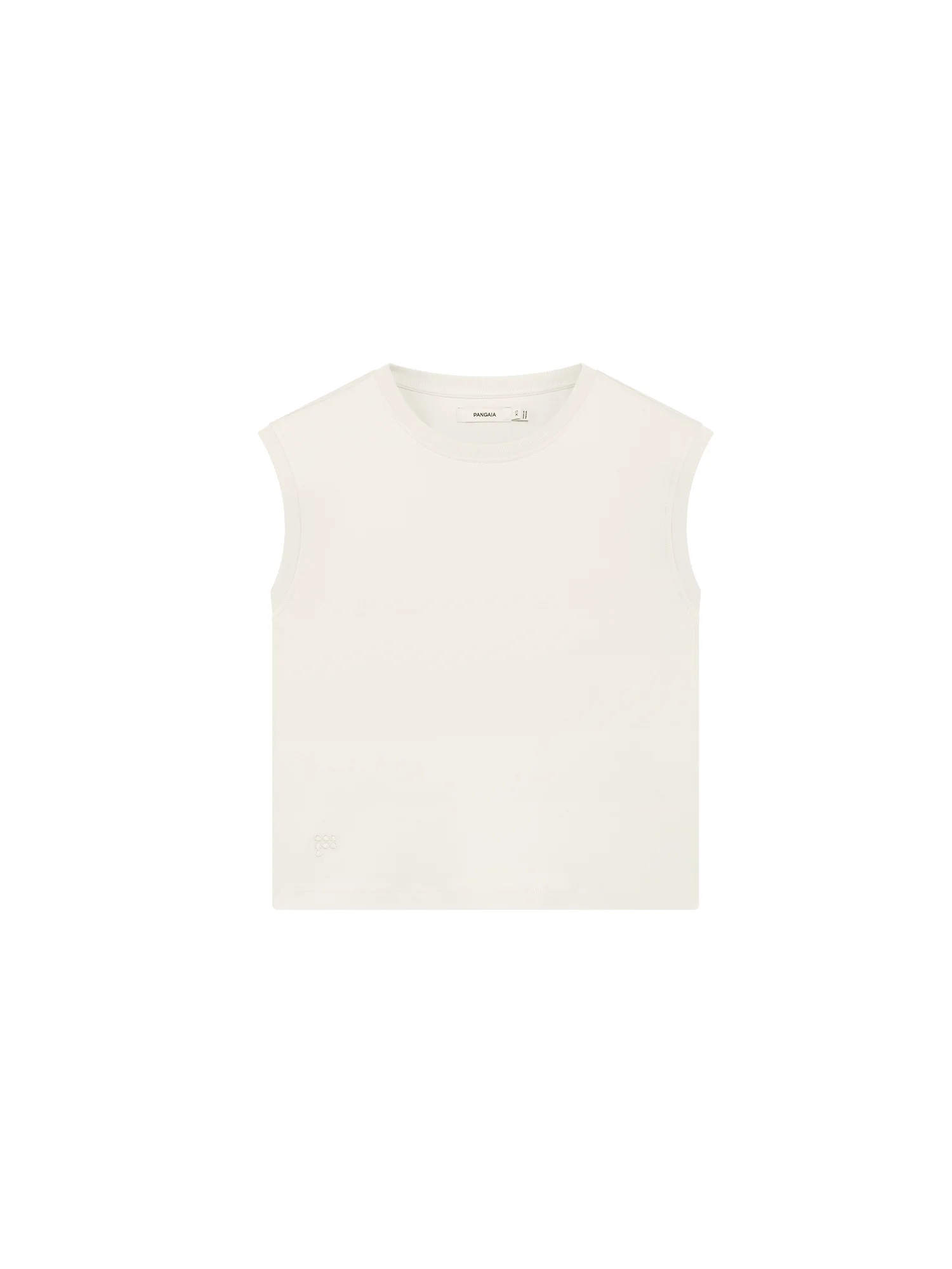 Womens Sleeveless T-Shirt - Bone White - 1