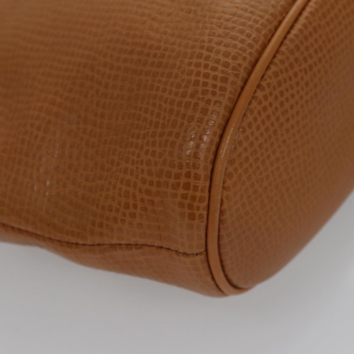 DIOR Hand Bag Leather Brown Gold - 12