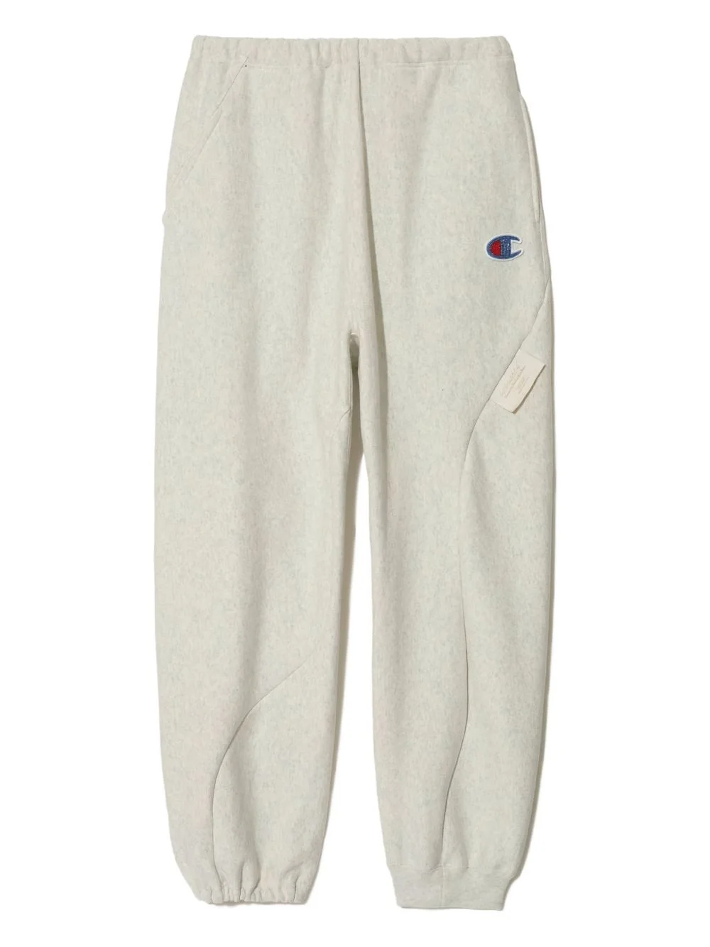 X CHAMPION LOGO-PATCH TRACK PANTS - 1