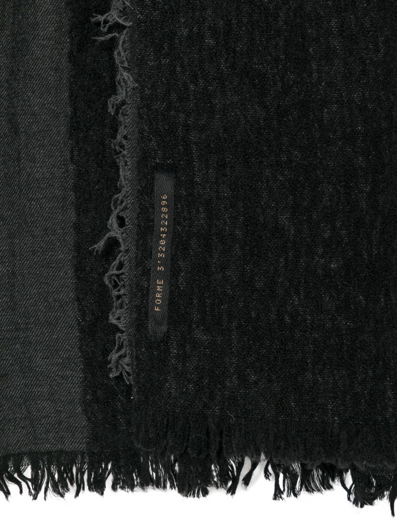 Forme D'Expression frayed-hem scarf outlook