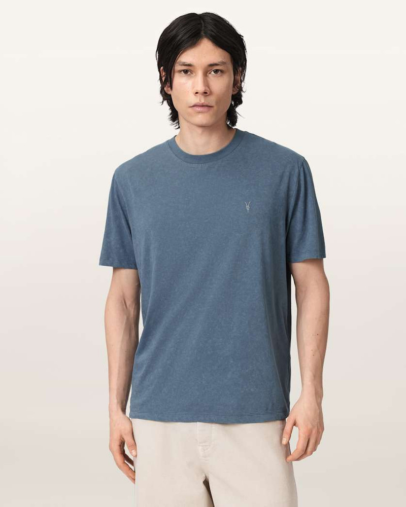 ALLSAINTS SAKA SHORT SLEEVE RAMSKULL COTTON T-SHIRT outlook