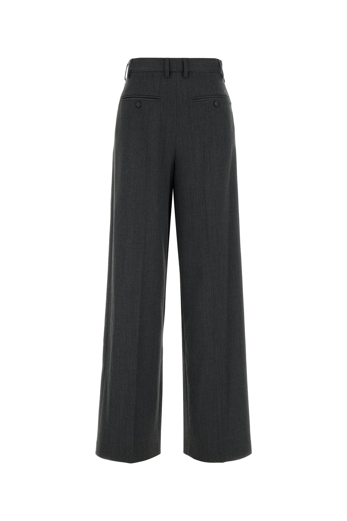 Dark grey stretch twill pant - 1