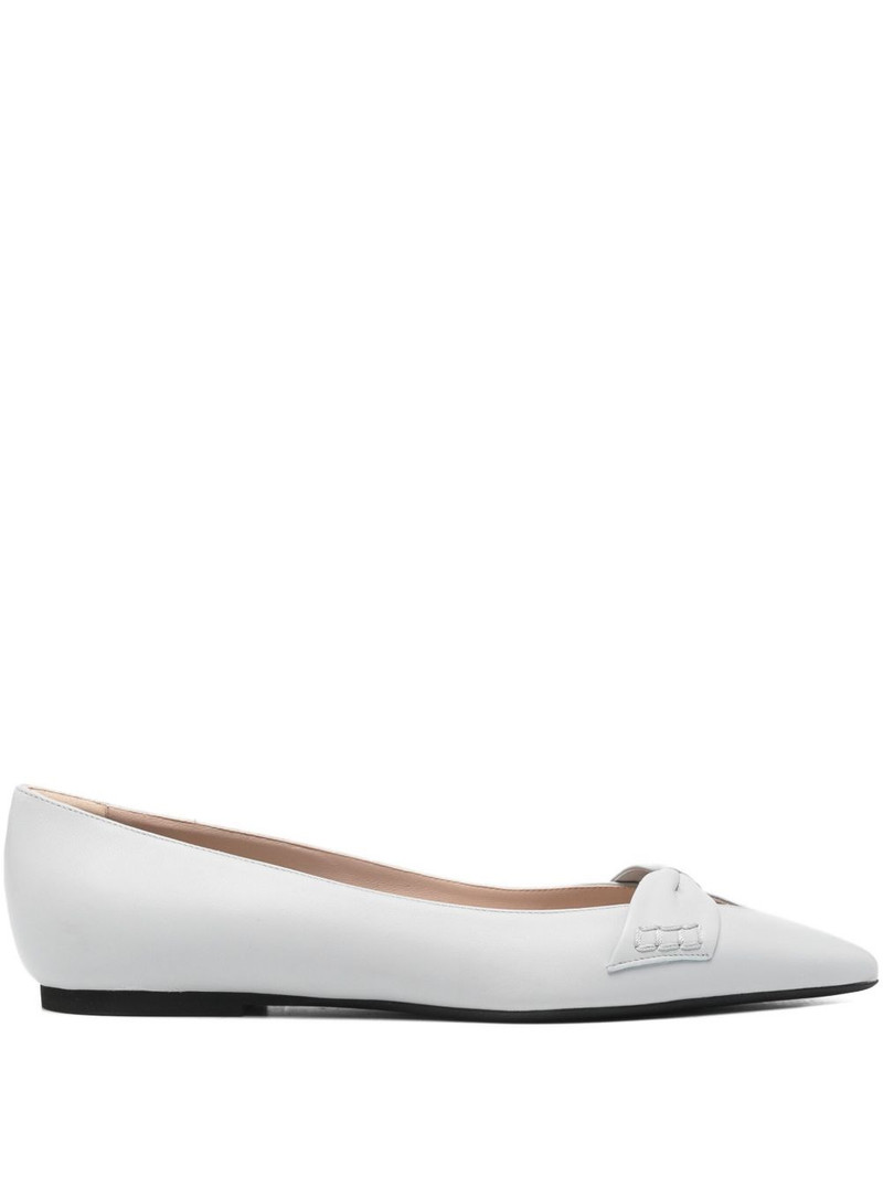 bow-detail pointed-toe ballet flats 1