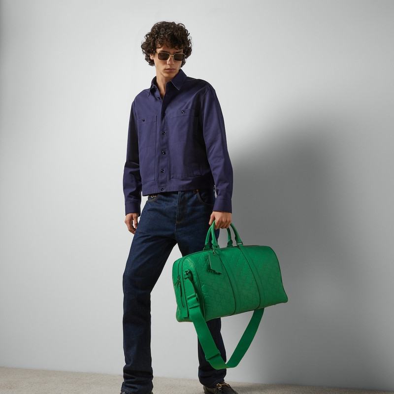 GG rubber-effect medium duffle bag 3