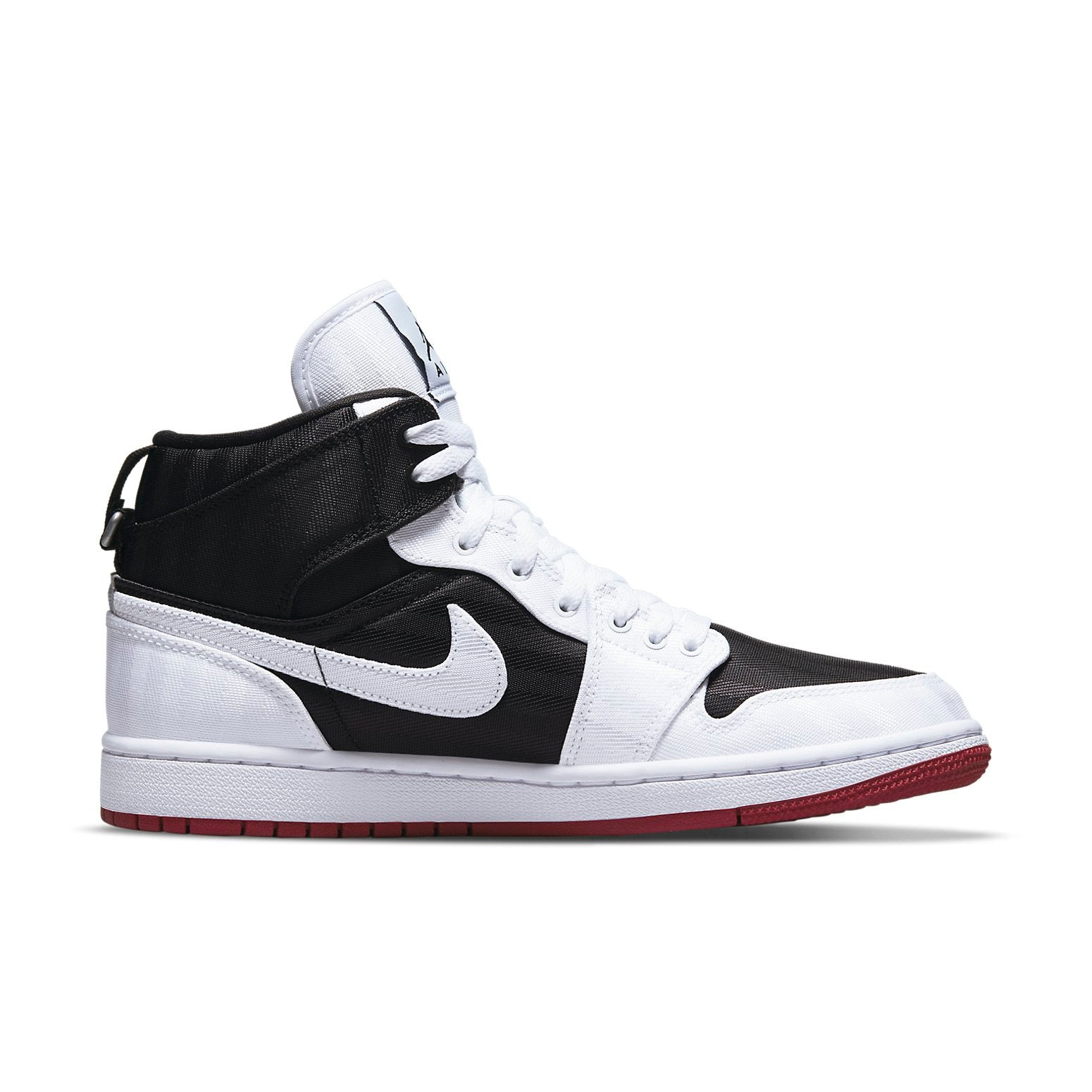 (WMNS) Air Jordan 1 Mid SE Utility 'White Black Gym Red' DD9338-016 - 2