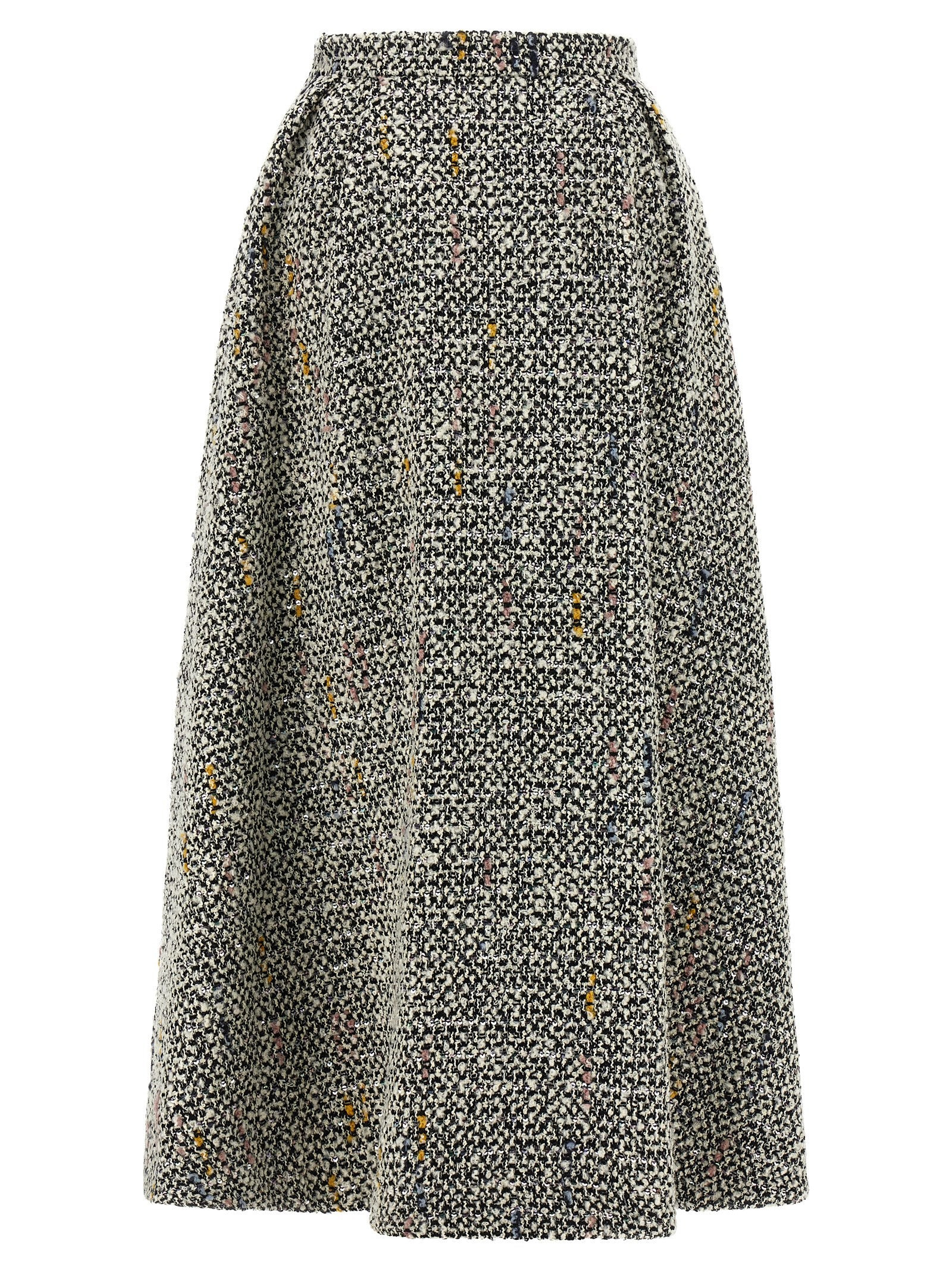 Tweed Skirt Skirts White - 2
