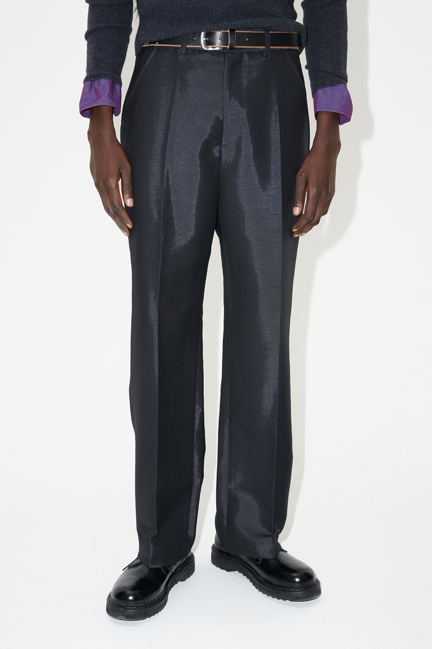 Darien Trouser Black Mnemoic Wool - 2